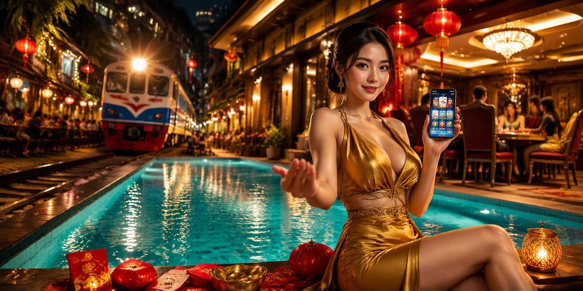Không khí đêm đèn lồng Hà Nội và người chơi game bài truyền thống Việt Nam