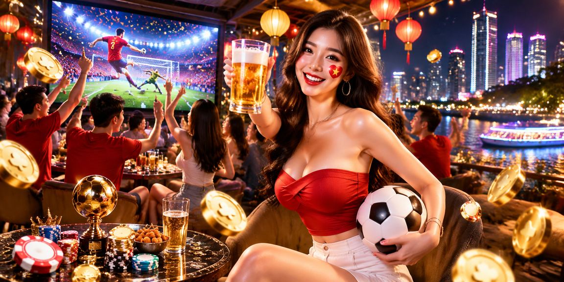 Người dùng TP. Hồ Chí Minh theo dõi kèo thể thao tại khu chợ đêm